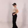 ⁦Long Wide Melton ( Black )⁩ - الصورة ⁦9⁩