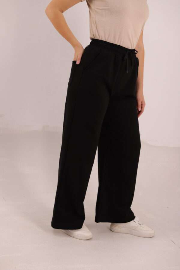 Long Wide Melton ( Black )