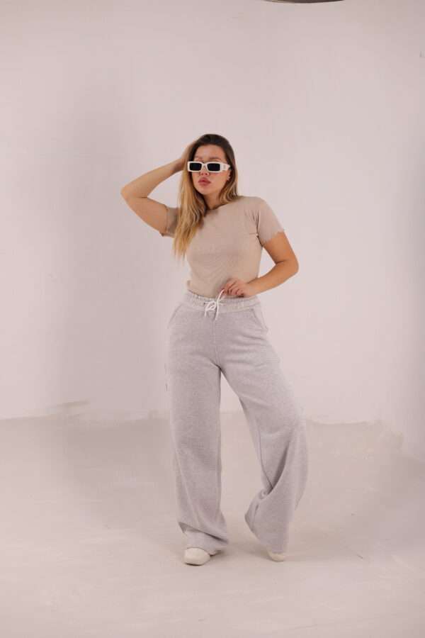 Wide Leg Melton ( Fanky ) ( Gray ) - Image 26