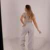 ⁦Wide Leg Melton ( Fanky ) ( Gray )⁩ - الصورة ⁦22⁩
