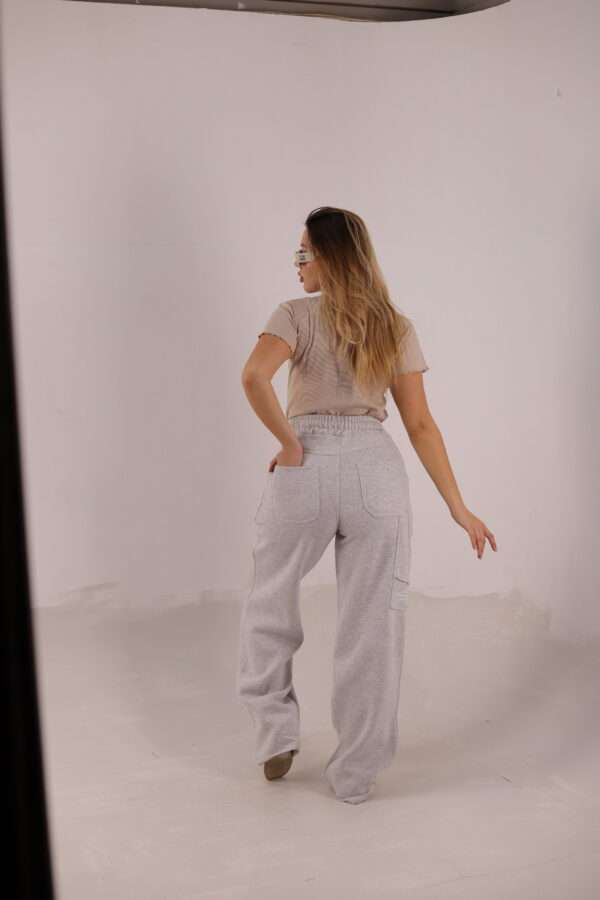 Wide Leg Melton ( Fanky ) ( Gray ) - Image 22