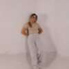 ⁦Wide Leg Melton ( Fanky ) ( Gray )⁩ - الصورة ⁦20⁩