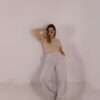 ⁦Wide Leg Melton ( Fanky ) ( Gray )⁩ - الصورة ⁦19⁩