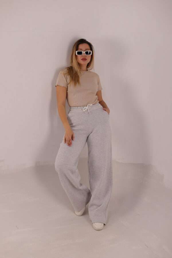 Wide Leg Melton ( Fanky ) ( Gray ) - Image 18