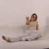 ⁦Wide Leg Melton ( Fanky ) ( Gray )⁩ - الصورة ⁦16⁩