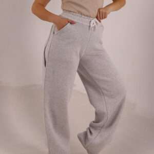 Wide Leg Melton ( Fanky ) ( Gray )