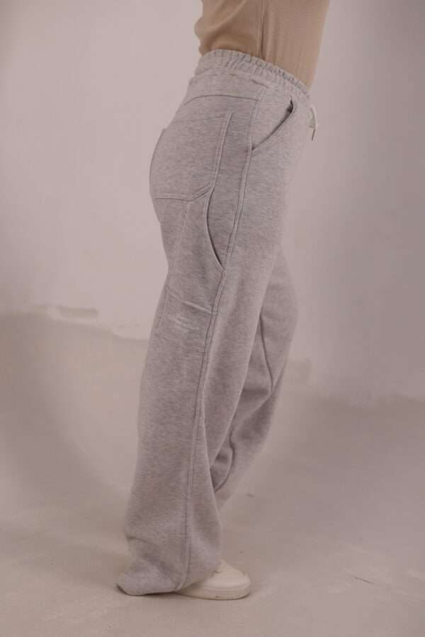 Wide Leg Melton ( Fanky ) ( Gray ) - Image 13