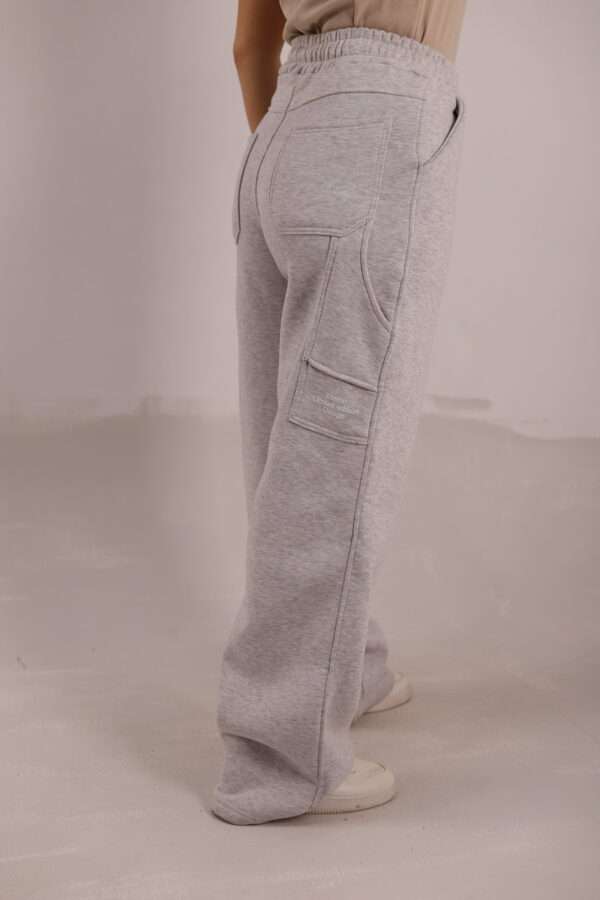 Wide Leg Melton ( Fanky ) ( Gray ) - Image 11