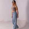 Long Wide Jeans ( Ice Blue ) - Image 6