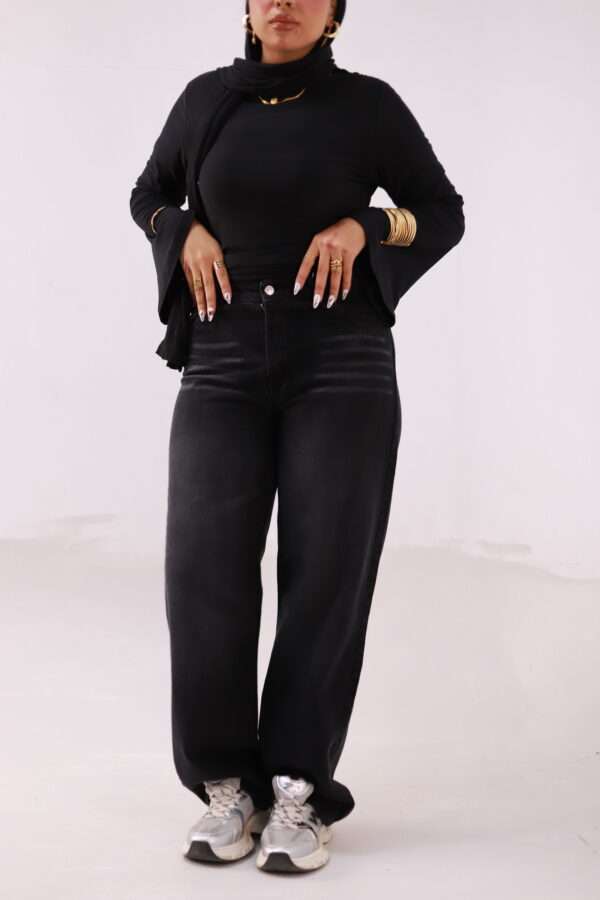 Wide Leg Jeans ( Gray ) - Image 21