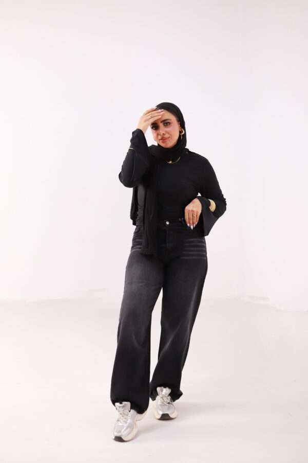 Wide Leg Jeans ( Gray ) - Image 19