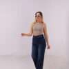 ⁦Wide Leg Jeans ( Navy Blue )⁩ - الصورة ⁦14⁩