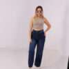 ⁦Wide Leg Jeans ( Navy Blue )⁩ - الصورة ⁦10⁩