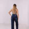 ⁦Wide Leg Jeans ( Navy Blue )⁩ - الصورة ⁦8⁩