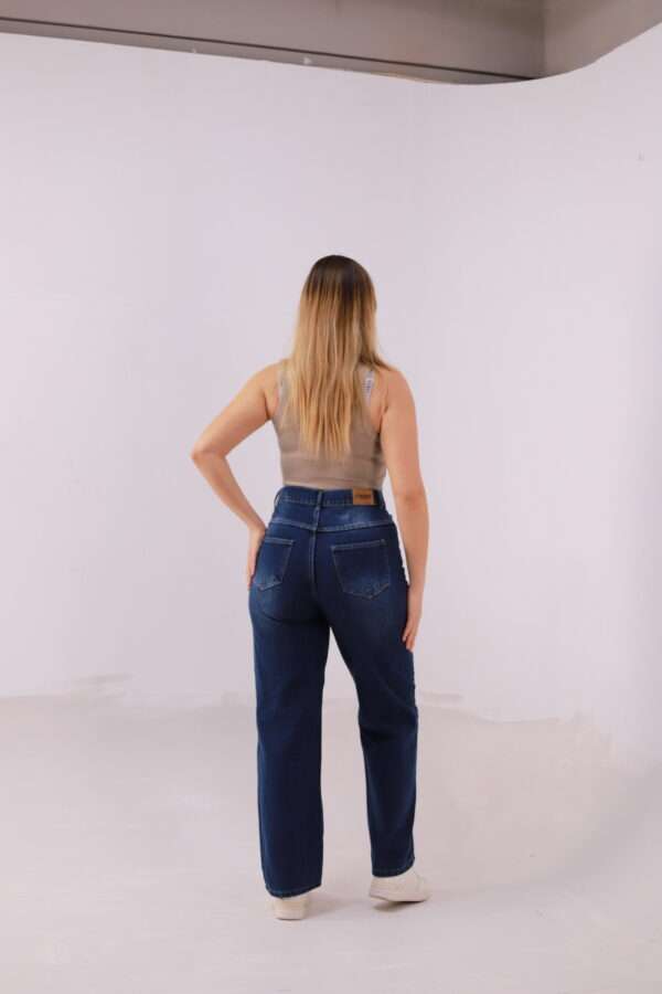 Wide Leg Jeans ( Navy Blue ) - Image 8