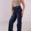 Wide Leg Jeans ( Navy Blue )