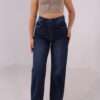 ⁦Wide Leg Jeans ( Navy Blue )⁩ - الصورة ⁦4⁩
