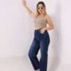 ⁦Wide Leg Jeans ( Navy Blue )⁩ - الصورة ⁦2⁩