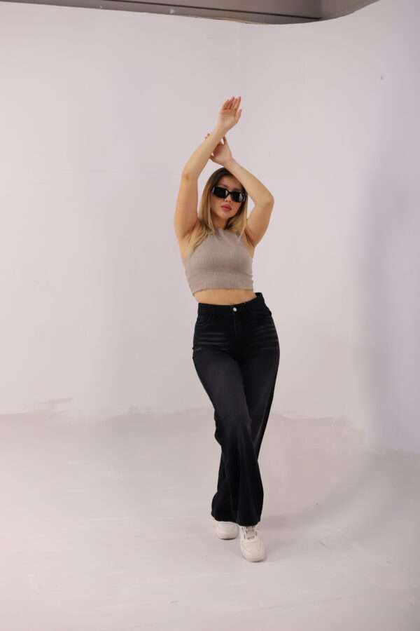 Wide Leg Jeans ( Gray ) - Image 15