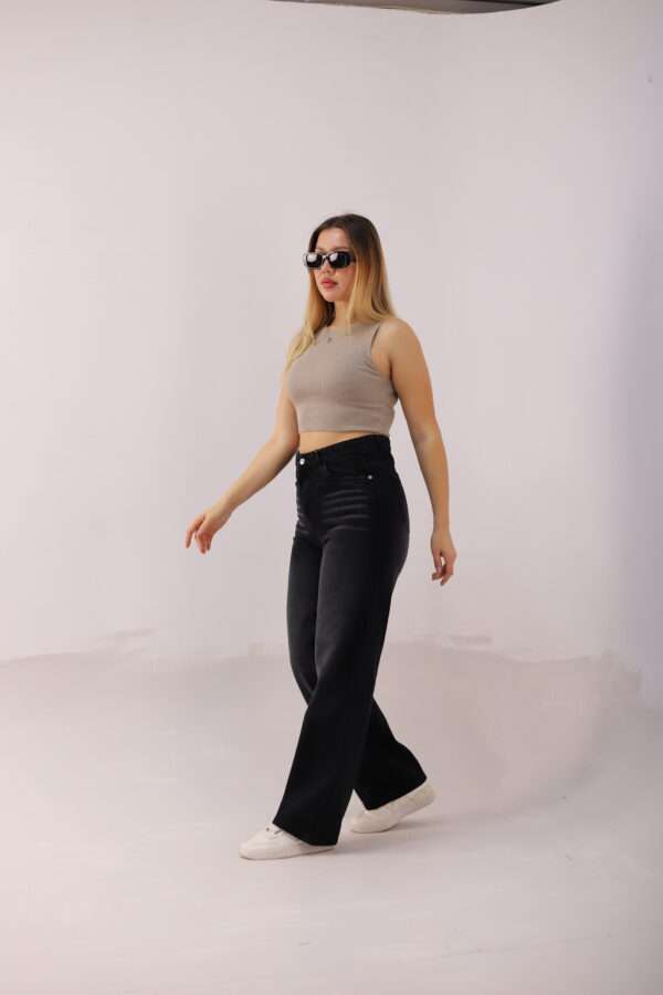 Wide Leg Jeans ( Gray ) - Image 11