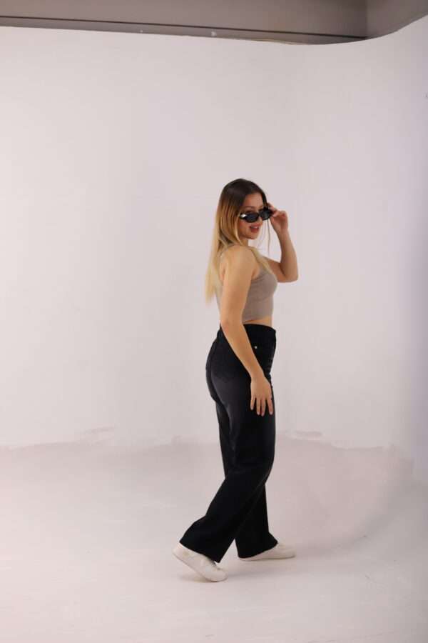 Wide Leg Jeans ( Gray ) - Image 7