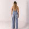 ⁦Wide Leg Jeans ( Open Leg ) ( Ice Blue )⁩ - الصورة ⁦17⁩