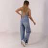 ⁦Wide Leg Jeans ( Open Leg ) ( Ice Blue )⁩ - الصورة ⁦16⁩