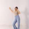 ⁦Wide Leg Jeans ( Open Leg ) ( Ice Blue )⁩ - الصورة ⁦11⁩