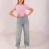 ⁦Wide Leg Jeans ( Light Blue Tint )⁩ - الصورة ⁦2⁩