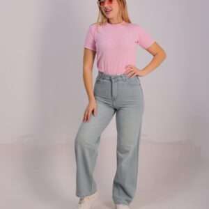 Wide Leg Jeans ( Light Blue Tint )