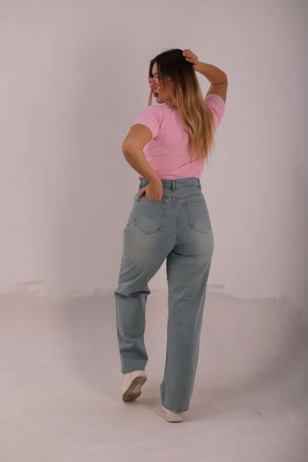 Wide Leg Jeans ( Light Blue Tint ) - Image 11