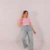⁦Wide Leg Jeans ( Light Blue Tint )⁩ - الصورة ⁦9⁩
