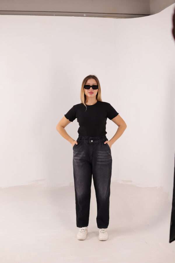 Slouchy Stretch Jeans ( Gray ) - Image 20