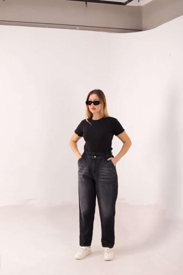 Slouchy Stretch Jeans ( Gray ) - Image 19