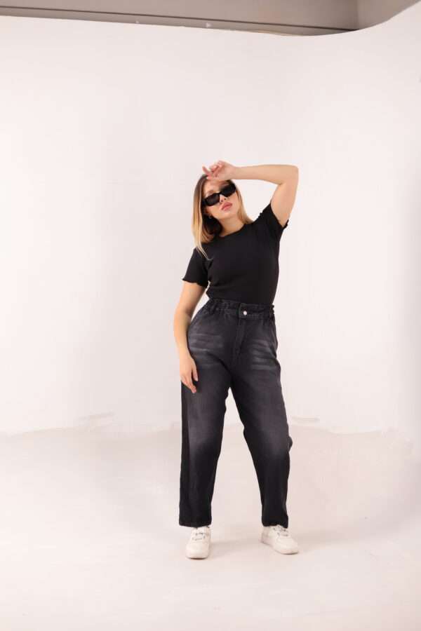 Slouchy Stretch Jeans ( Gray ) - Image 16