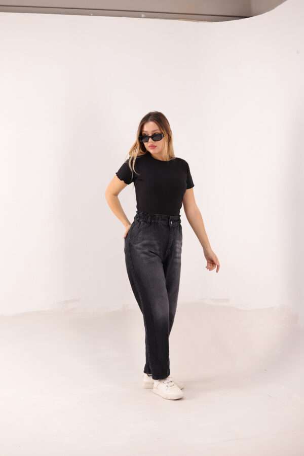 Slouchy Stretch Jeans ( Gray ) - Image 15