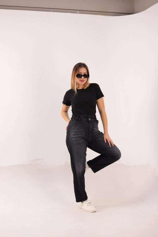 Slouchy Stretch Jeans ( Gray ) - Image 14