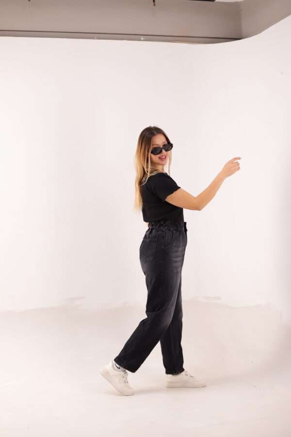 Slouchy Stretch Jeans ( Gray ) - Image 11
