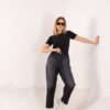Slouchy Stretch Jeans ( Gray ) - Image 4