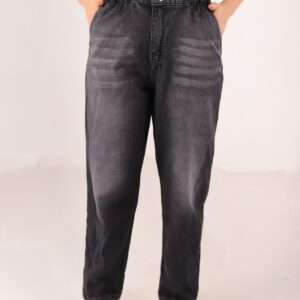 Slouchy Stretch Jeans ( Gray )