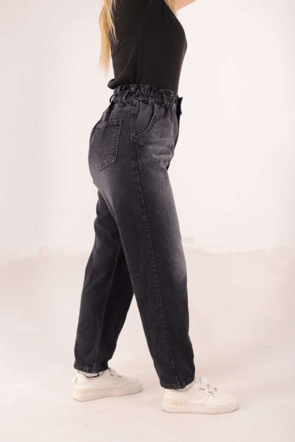 Slouchy Stretch Jeans ( Gray ) - Image 2
