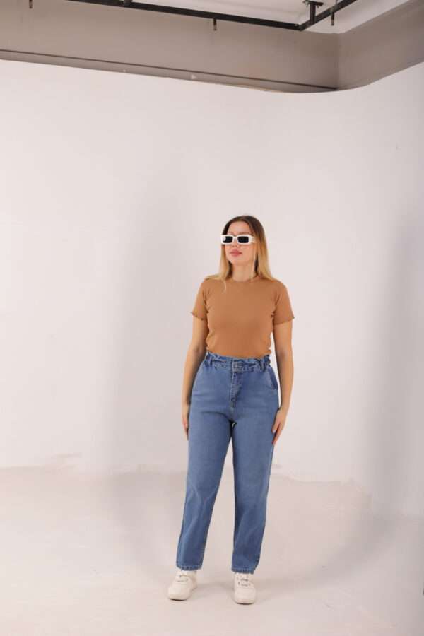 Slouchy Stretch Jeans ( Blue ) - Image 19