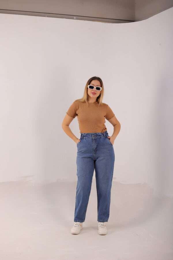 Slouchy Stretch Jeans ( Blue ) - Image 18