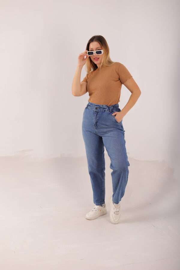Slouchy Stretch Jeans ( Blue ) - Image 17