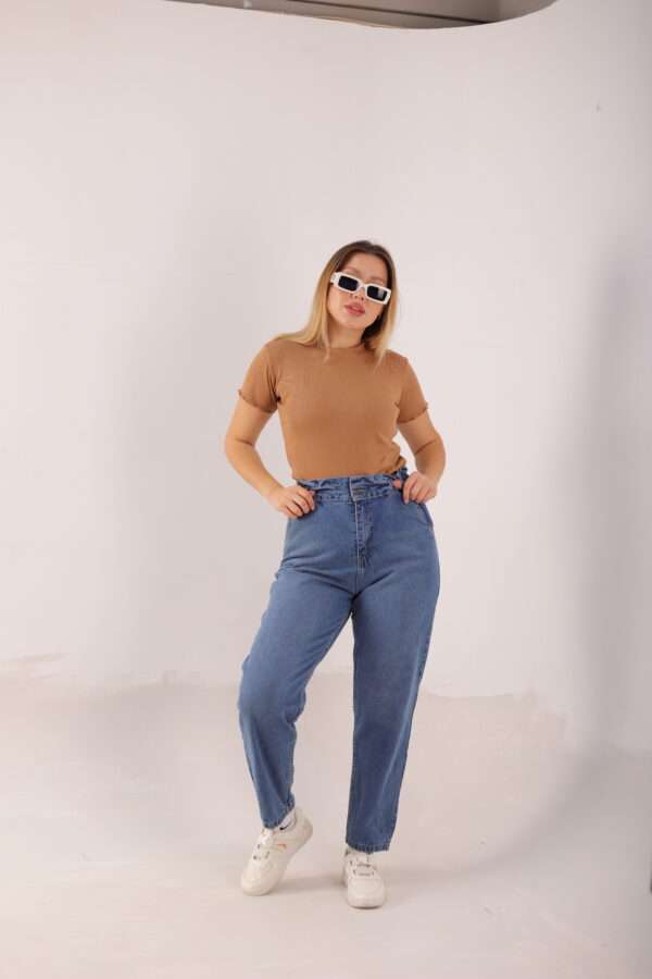Slouchy Stretch Jeans ( Blue ) - Image 16