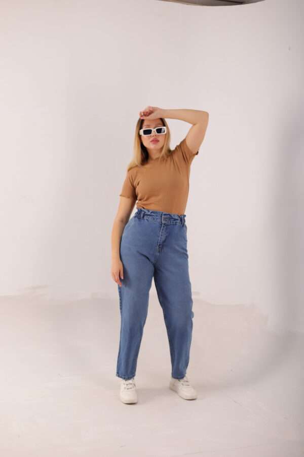 Slouchy Stretch Jeans ( Blue ) - Image 15
