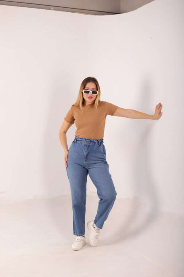 Slouchy Stretch Jeans ( Blue ) - Image 14