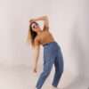 ⁦Slouchy Stretch Jeans ( Blue )⁩ - الصورة ⁦12⁩