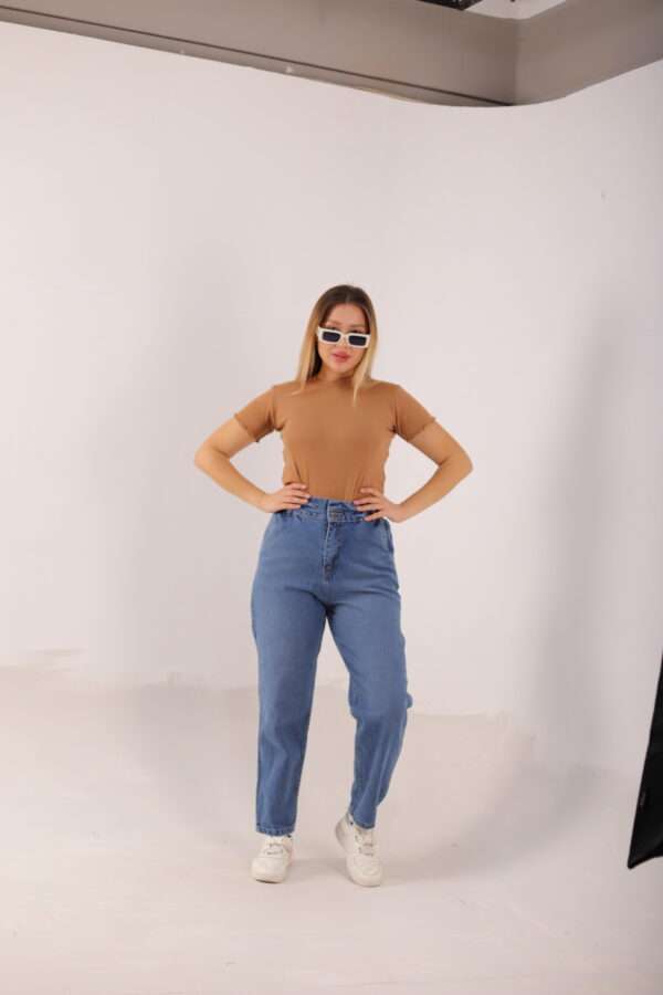 Slouchy Stretch Jeans ( Blue ) - Image 11