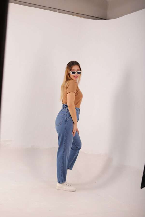 Slouchy Stretch Jeans ( Blue ) - Image 10